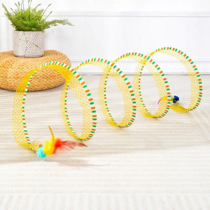 Self-play Cat Hunting Spiral Tunnel Toy 7