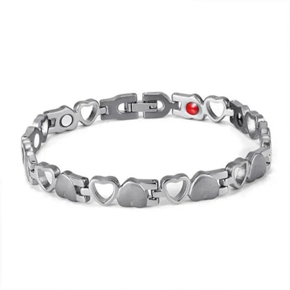 Cordate Ion Lymphatic Therapeutic Titanium Bracelet 7