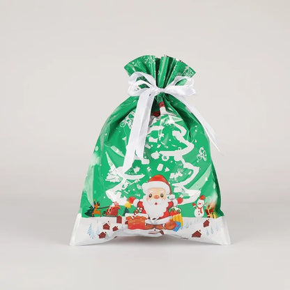 Drawstring Christmas Gift Bags-15PCS 7