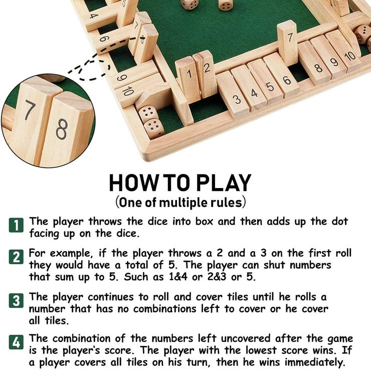 FlipBlock Wooden Board Game 7