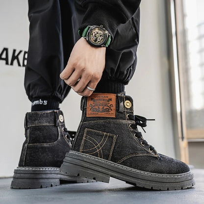 Denim Ankle Boots 7