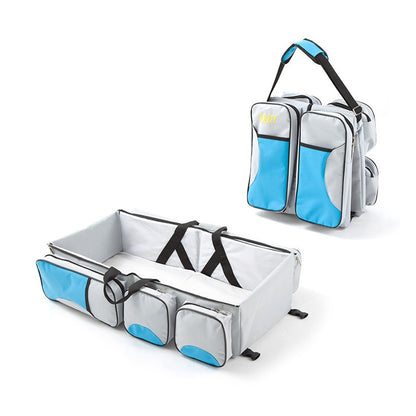 3 in 1 Multi Purpose Diaper Bag Cum Baby Bassinet 7