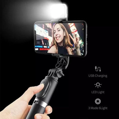 6 in 1 Wireless Bluetooth Selfie Stick 4