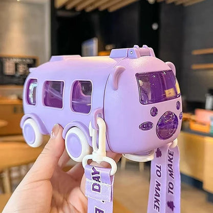 Portable Water Cup in Bus Shape with Strap 7