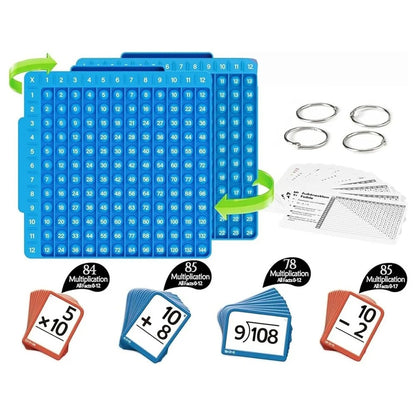 Math Flash Cards Learning Pack 7