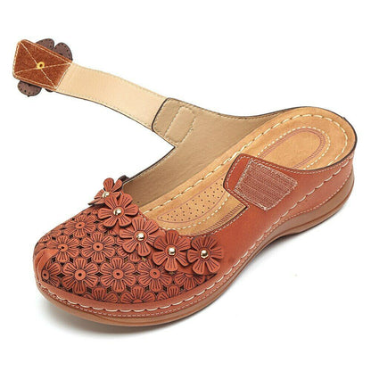 Women's Flower Hollow Out Sandals 7