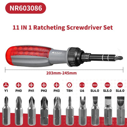 11-in-1 Ratchet Screwdriver Set 7