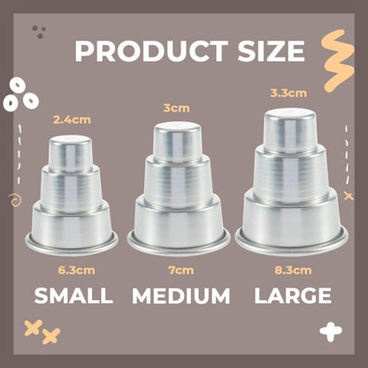 Mini Multi-Tier Cake Mold-FULL SET 7