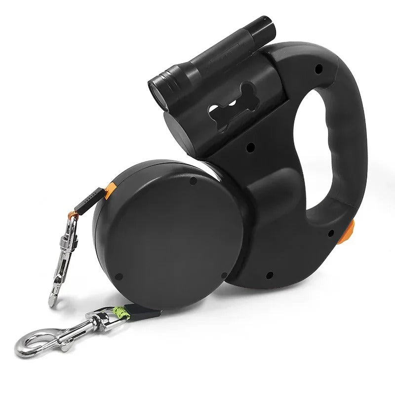 ? LED Dual-Control Retractable Dog Leash ￼ 7