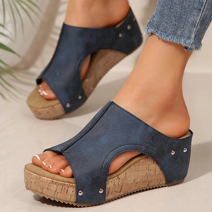 Stud Wedges Women's Sandals 7