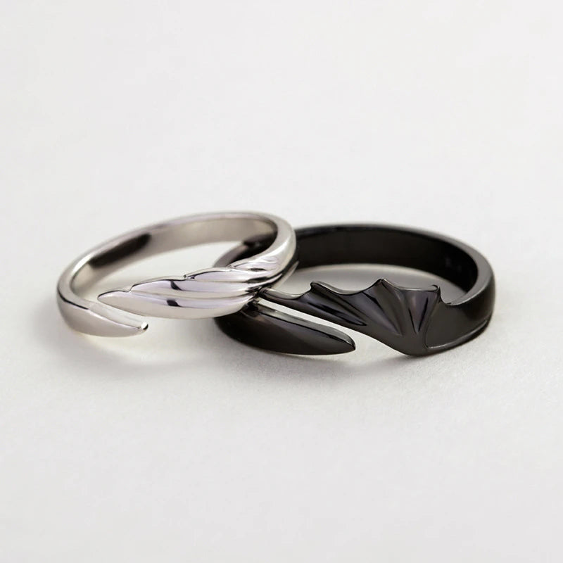 Angel & Devil Couple Rings 7