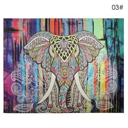 Elephant Mandala Tapestry 5