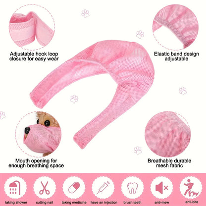 Calming Grooming Muzzle for Cats 7