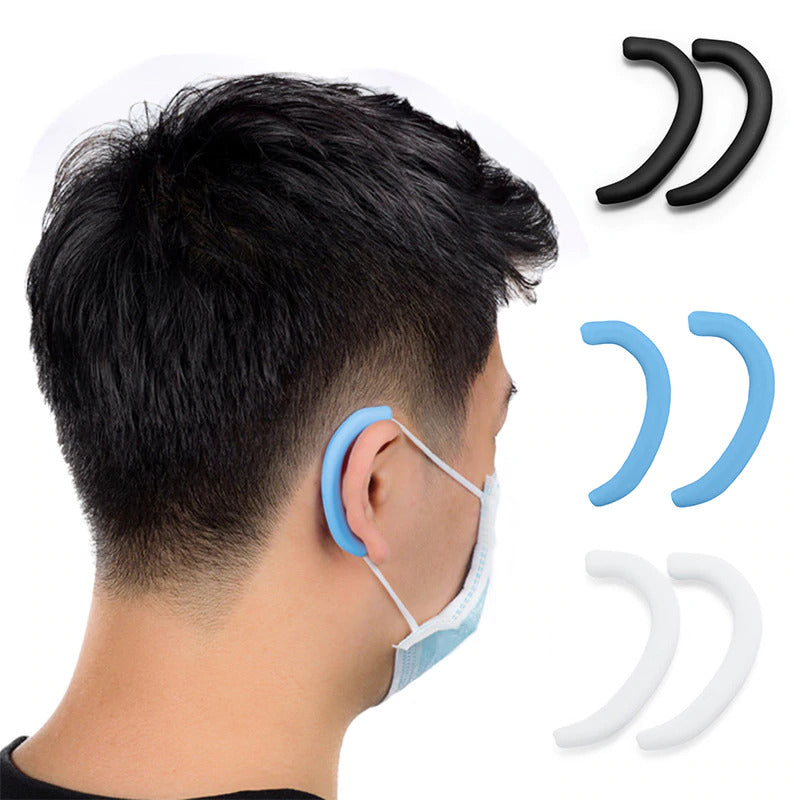 Anti-Slip Silicone Mask Ear Cushions 7