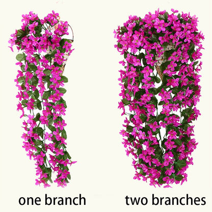 Vivid Artificial Hanging Orchid Bunch 7