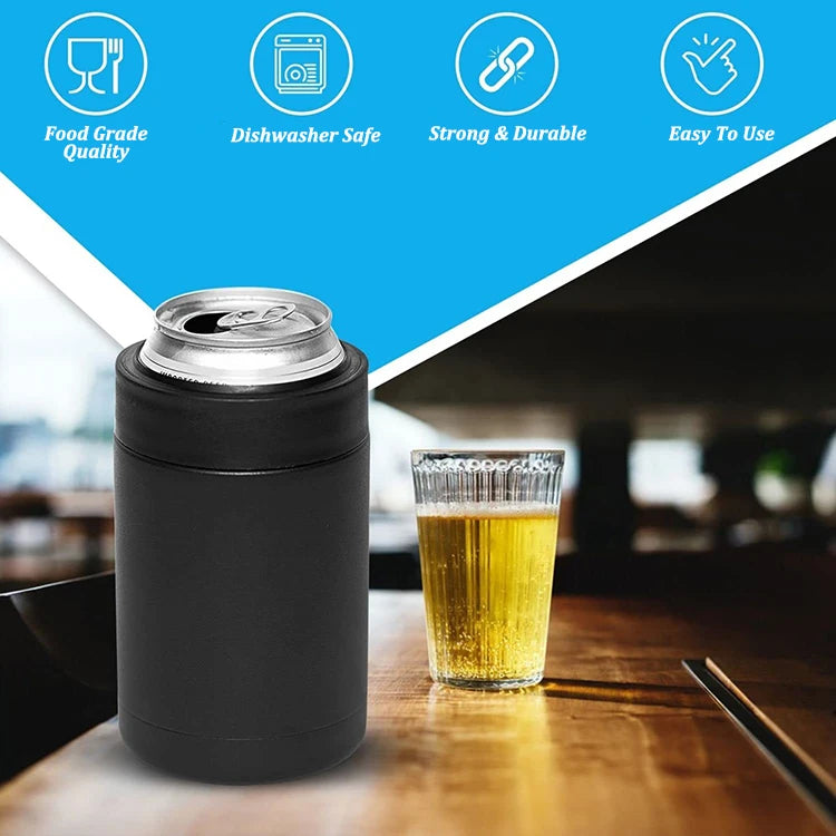 Beer Bottle and Can Cooler with Beer Opener 7