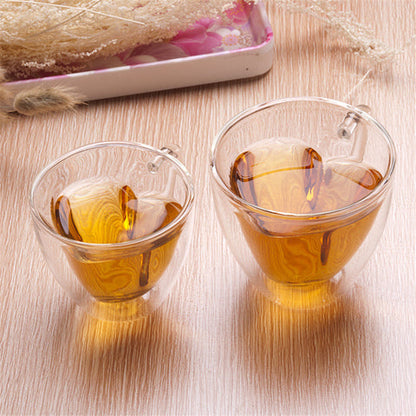 Heart Shaped Double Walled Insulated Cup 7
