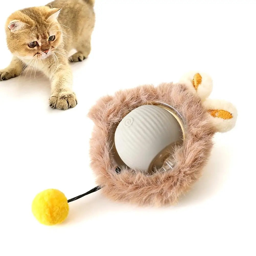 Furry Hide-N-Roll Interactive Cat Toy 7