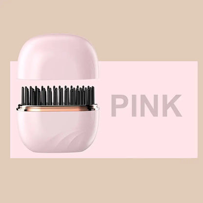 Mini Wireless Hair Straightener Brush – Portable Dual-Use Styling Tool for Travel 7