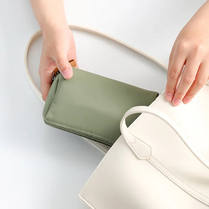 Cosmetic Bag Solid Color Korean Style Makeup Pouch 7
