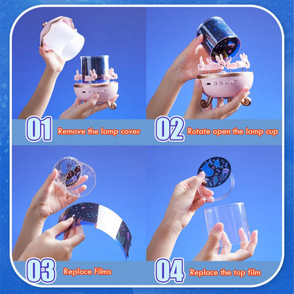 Films & Soothing Sounds Projector Night Lights for Kids 7