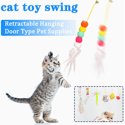 Hanging Bouncing Cats Toy-3PCS 7