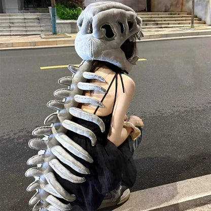 Realistic Dino Skeleton Dress-Up Set – Fun Plush Costume 7