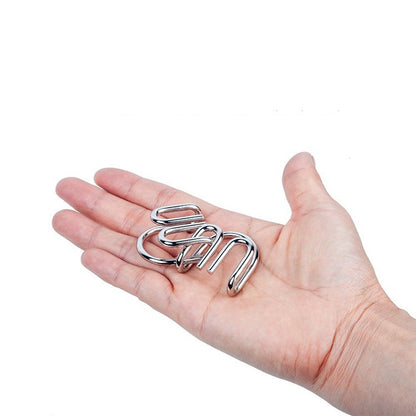 Stainless Steel Montessori Puzzle Mind IQ Test Toys (8pcs) 7