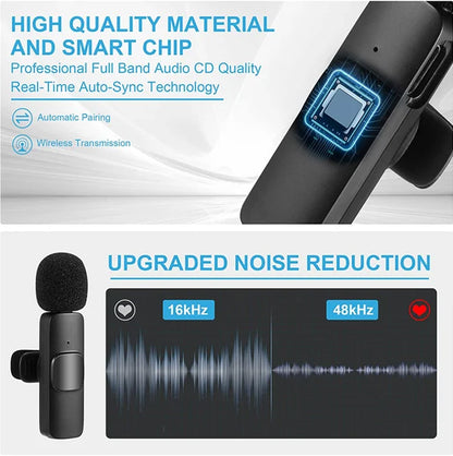 Professional Wireless Lavalier Microphone 8