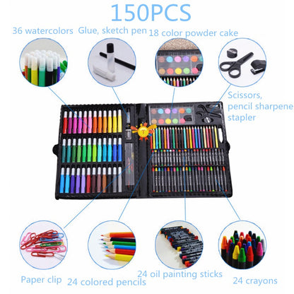 Deluxe 6-In-1 Art Creativity Set-168 pcs 8