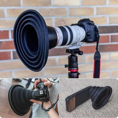 Camera lens hood for Canon Nikon Sony professional DSLRs and camcorders 8