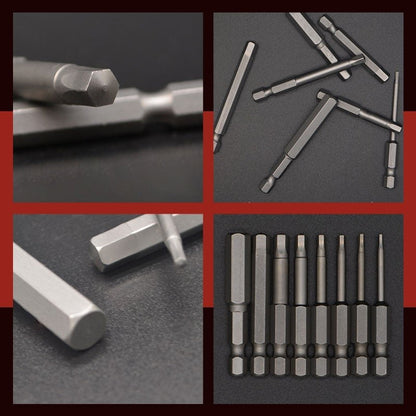 8pcs Magnetic Hexagon S2 Steel Bits 8