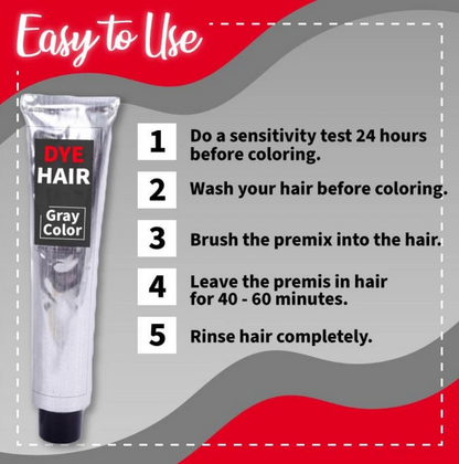 Nourishing Gray Hair Dye Cream 8