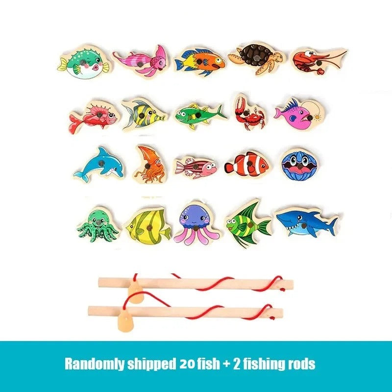 Montessori Fishing Game-51PCS No Bucket 8