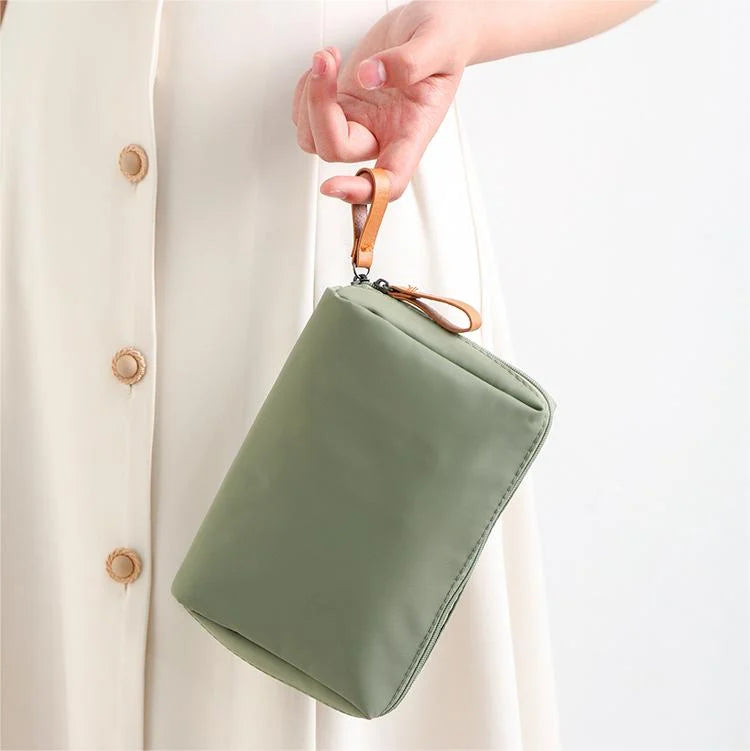 Cosmetic Bag Solid Color Korean Style Makeup Pouch 8