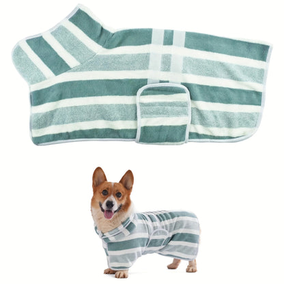 CozyWrap Pet Towel Robe 8