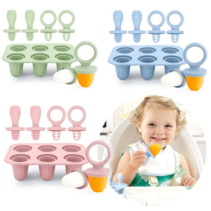 ChillBite Silicone Baby Popsicle Molds 8