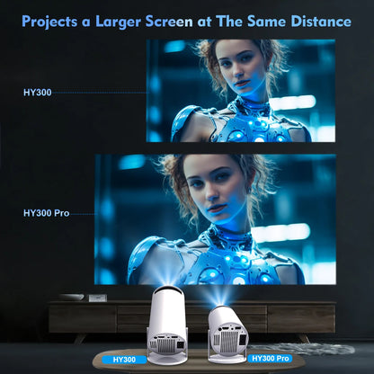 Portable 180 Degree Rotation Home 4K Video Projector 8
