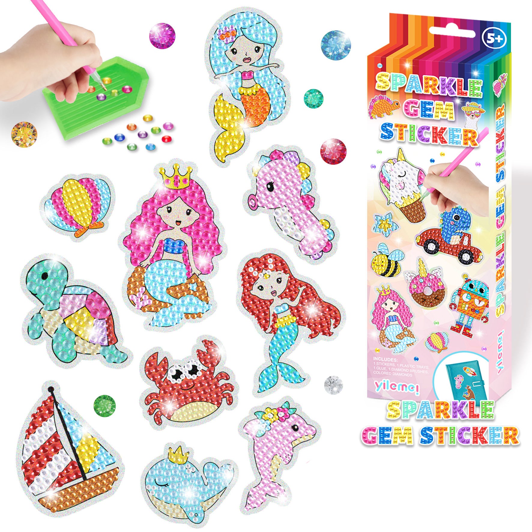 Kids DIY Diamond Painting Stickers Kits 8