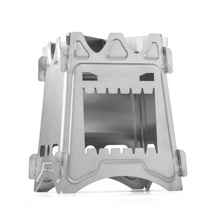 Portable Camping Stainless Steel Wood Stove 8