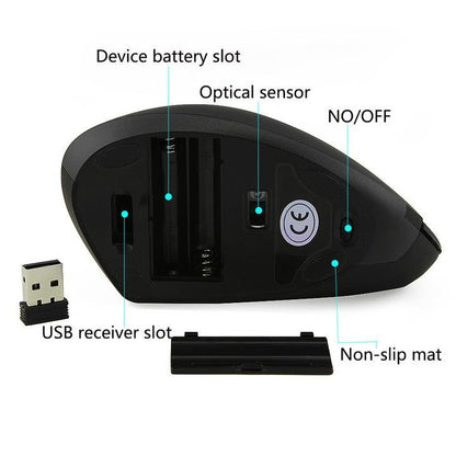 VertErgo Ergonomic Vertical Wireless Mouse 8