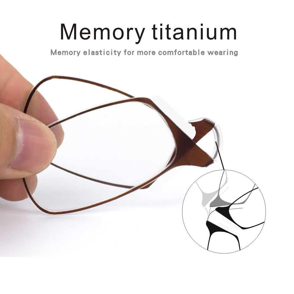 Folding Legless Nose Clip Reading Glasses 8