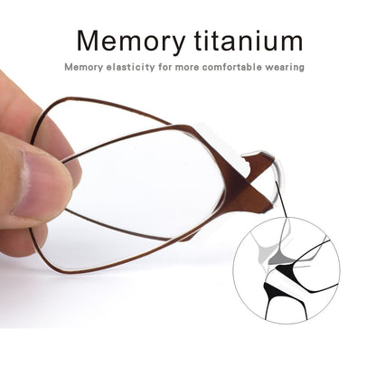 Folding Legless Nose Clip Reading Glasses 8