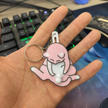 Funny Wiggling Cat Keychain 8
