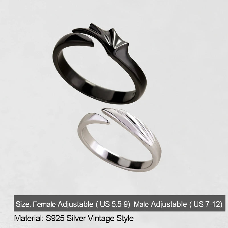 Angel & Devil Couple Rings 8