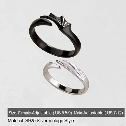 Angel & Devil Couple Rings 8