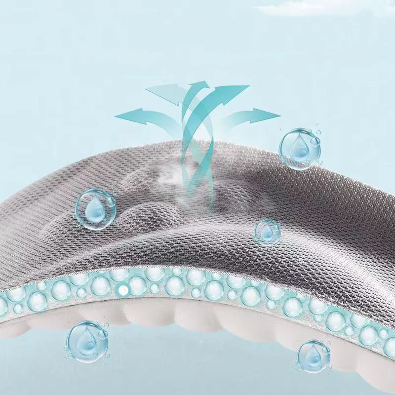 4D Orthopedic Sport Insoles Soft Breathable High-elasticity Shock 8