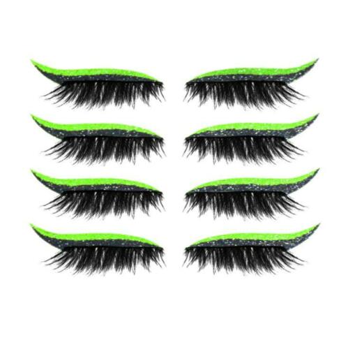Reusable Eyeliner and Eyelash Stickers with Glitter 8