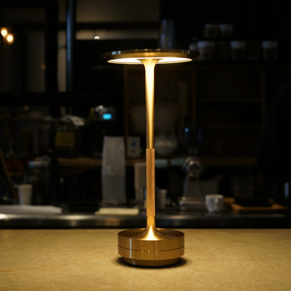 Metallic Cordless Rechargeable Waterproof Table Lamp 8