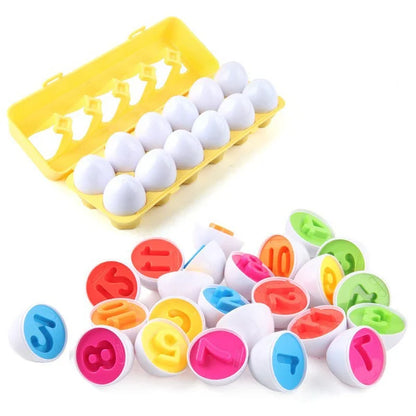 Baby Learning Color & Shapes Matching Egg Toy 8